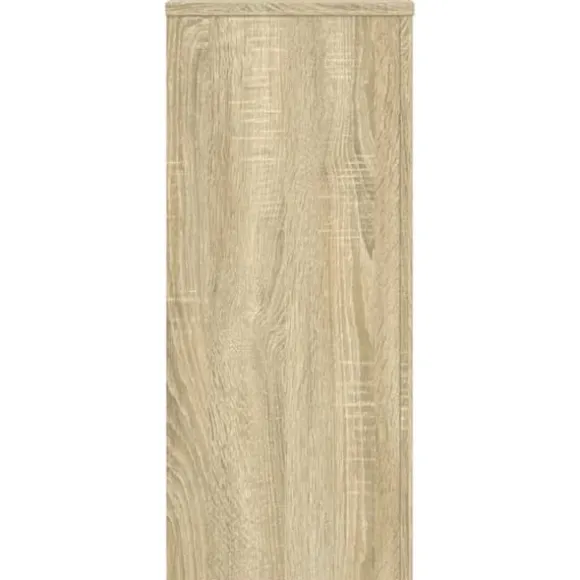 2 stk. plantestativer i konstrueret træ - Stabilt design | Størrelse: 30x30x70 cm | Farve: Sonoma-eg