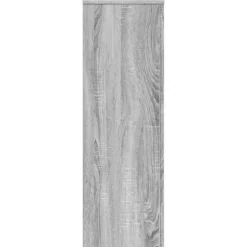 2 stk. robuste plantestativer i konstrueret træ | Farve: Grå sonoma-eg | Størrelse: 33x33x100 cm