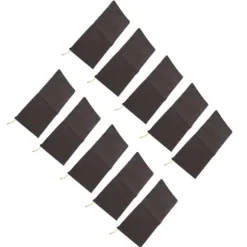 10 STK Sandløse Sandposer Snørebånd Flood Water Barriers Polyester 9,8x19,7in Dam Bag til Kælder Garage Anti Flood Coffee