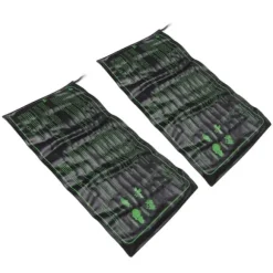 2 stk Vandtæt frøplante varmemåtte Plante frøspiring Vækst Konstant temperatur Pad EU-stik 220‑240V