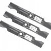 3 X 45 CM plæneklipper kniv til Cub Cadet CC GT RZT 1225 1224 1223 50 KHP / 742-04053