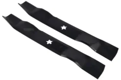 2 X 49 CM plæneklipper kniv til Partner P1196 Poulan Rally 5321278-42 / 5321384-97 / 5321939-57