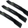 3 x 39 CM plæneklipper kniv til Husqvarna Rider Jonsered / 5041882-01, 5441030-01