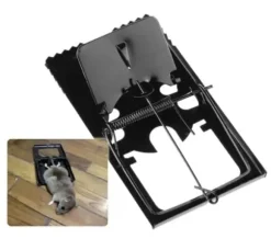 4 x METAL RAT TRAP PEST CONTROL RODENT INDOOR OUTDOOR CATCHER MOUSE LARGE