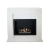 Adra BRI-MDW bio-ethanol pejs - Hvid MDF pejseindfatning - 1,5 KW varme