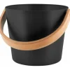 Afslappet sauna spand, 5l, sort