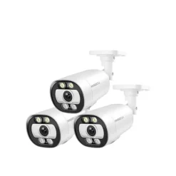AI POE Kamera, To-vejs Kommunikation, Menneske Detektion,3PC 5MP POE Kamera