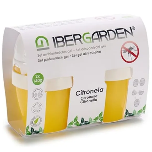 Air Freshener Set Ibergarden 1165 Citronela Gel (24 Units)