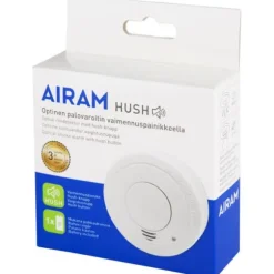 Airam KD-127A - optisk brandvarmer med dæmpningsknap