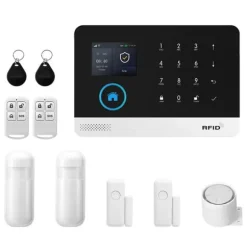 Alarm Sikkerhedssystem, Trådløs Forbindelse, Smart Home Kompatibilitet, 2G GSM Kit B, EU Stik