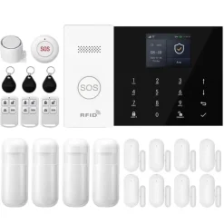 Alarm System, Smart Home Integration, App Kontrol,4G WiFi Kit E, EU Stik