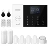 Alarm System, Trådløs Forbindelse, Smart Home Kompatibilitet,EU Stik, 2G GSM WiFi Kit C