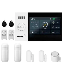 Alarm System, Trådløs Forbindelse, App Kontrol,EU stik, 2G-B