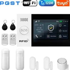 Alarm System, Trådløs Forbindelse, App Kontrol,EU stik, 2G-B