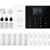 Alarm System, Trådløs Forbindelse, Smart Home Kompatibilitet,2G GSM WiFi Kit F, EU Stik