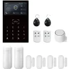 Alarm System, Trådløs Forbindelse, Smart Home Integration,4G WiFi Kit C, EU Stik