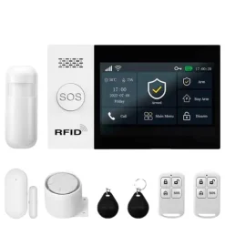 Alarm System, Trådløs Forbindelse, App Kontrol,2G-A, EU stik