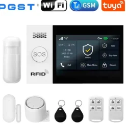 Alarm System, Trådløs Forbindelse, App Kontrol,2G-A, EU stik