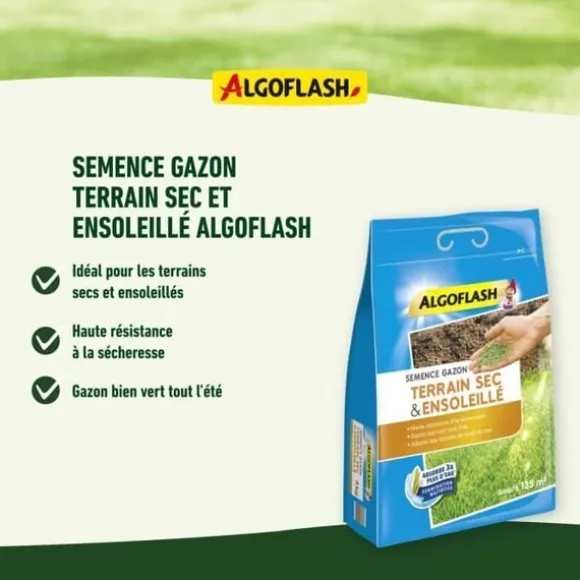 ALGOFLASH - Tør, solrig græsplæne 1 kg
