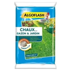 ALGOFLASH Kalk til græsplæner og haver - 10 kg