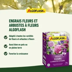 ALGOFLASH NATURASOL Gødning til blomster og blomstrende buske - 2 kg