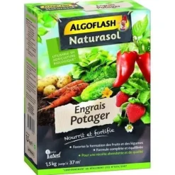 ALGOFLASH NATURASOL Gödselmedel för grönsaker och trädgårdar - 1,5 kg