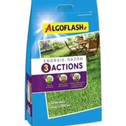ALGOFLASH NATURASOL Græsgødning - 3 handlinger - 10 kg