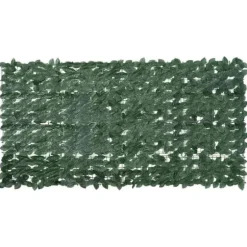 Altanafskærmning med mørkegrønne blade - Privatlivsskærm | Størrelse: 200x100 cm