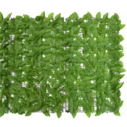 Altanafskærmning 400x100 cm grønne blade - Altanafskærmning - Altanafskærmninger - Home & Living