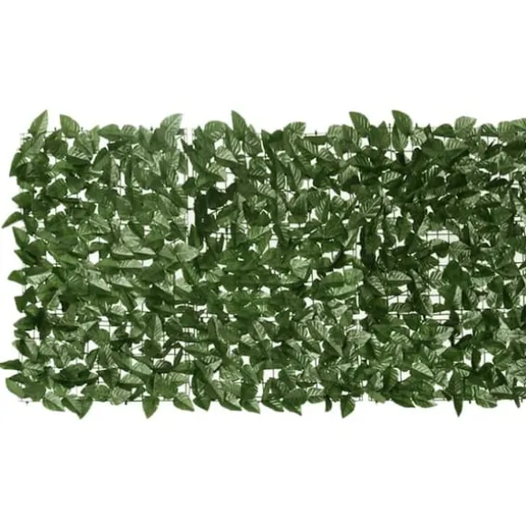 Altanafskærmning 500x75 cm mørkegrønne blade - Altanafskærmning - Altanafskærmninger - Home & Living