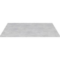 Aluminium Checker Plader 4 stk - Skridsikre Trapplik | Farve: Sølv | Størrelse: 40x40 cm