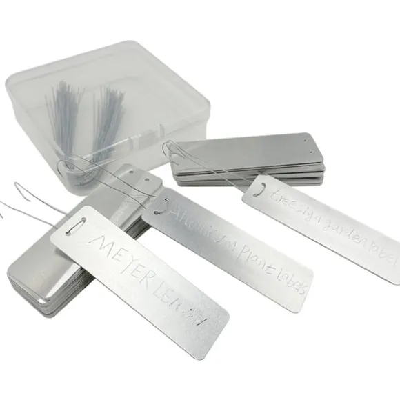 Aluminiumsetiketter til planter - 100 stk.