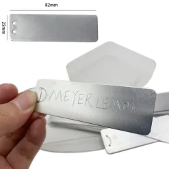 Aluminiumsetiketter til planter - 100 stk.