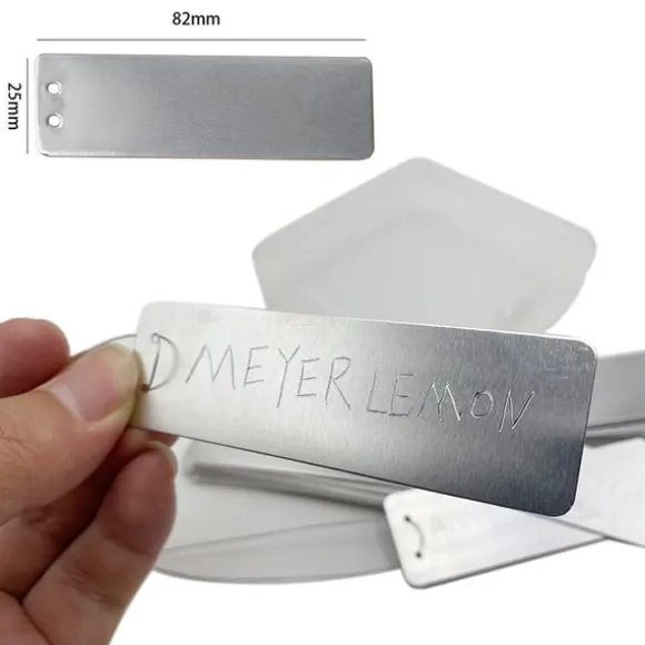 Aluminiumsetiketter til planter - 100 stk.