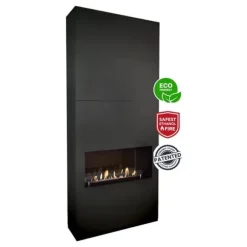 Ambiance BCB bioethanol pejs - Sort - Højt til loftet - 3,5 KW varme
