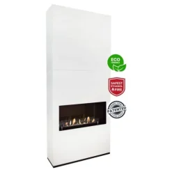 Ambiance BCW bioethanol pejs - Hvid - Højt til loftet - 3,5 KW varme