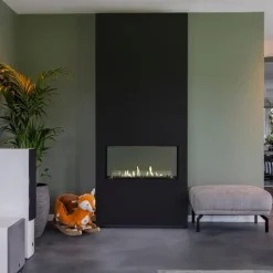 Ambiance BOB bio-ethanol tunnelovn - Sort - Rumdeler - Højt til loftet - 3,5 KW varme