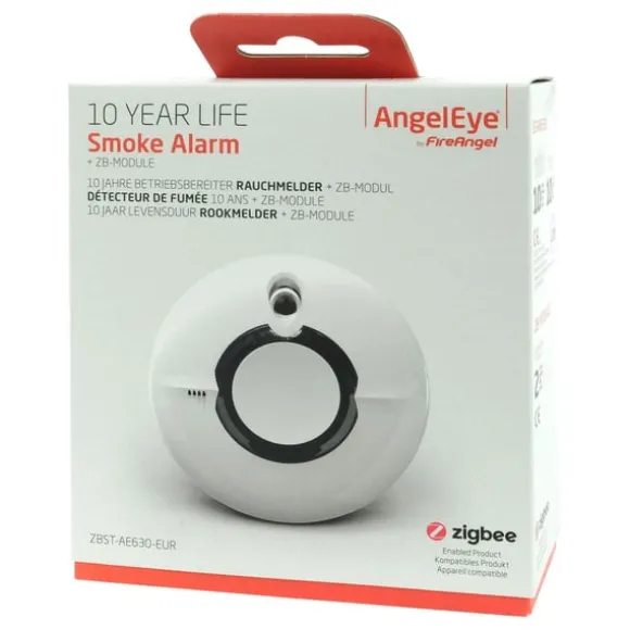AngelEye AE Røgdetektor Zigbee 10 år