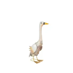 Anka 35 cm Hamrad plåt Dekoration