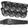 ANNKE Sikkerhedssystem, 2MP Opløsning, 8CH Indgang, HD Video Komprimering,DW81KD-58BL, ToT