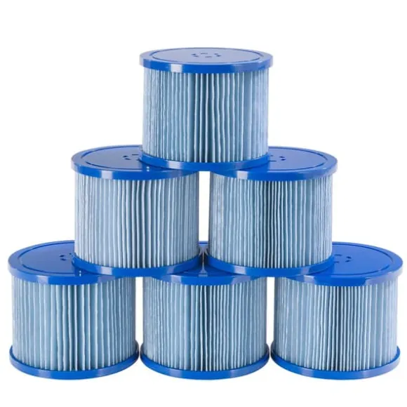 Antimikrobielt filter til spa 6 stk.