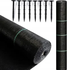 Anti-roddug - Agrotekstil - 1,1 x 50 m - 50 jordstifter