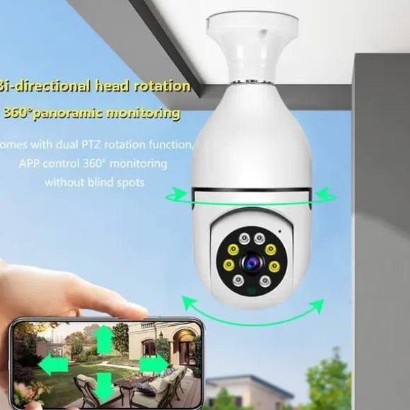 AOC-7904-D8 360° PTZ-sikkerhedskamera - HD, smart sporing, nattesyn, ingen blinde vinkler