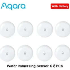 Aqara Vanddykning Sensor, IP67 Vandtæt, Zigbee Kommunikation,8X vandsensor