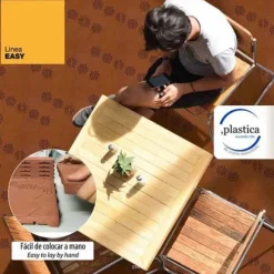Artplast Flise Easy 39x39x2.5 Cm 20 Enheder Brun