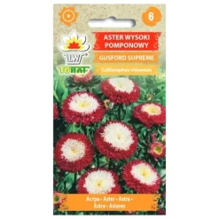 Asterfrø Gusford Supreme - Flerfarvede pomponblomster til blomsterbede og buketter