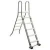 Astralpool Sikkerhedsstige Aisi-304l Ø43 1.35m 2x4 Trin Med Platform Til Over Jord Pools