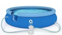 Avenli 244cm Familie Oppustelig Pool med Pumpe, Grunddække & Tilbehør