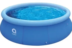 Avenli 244cm Rund Oppustelig Pool Sæt med Pumpe & Filtersystem - Perfekt til Haveentusiaster