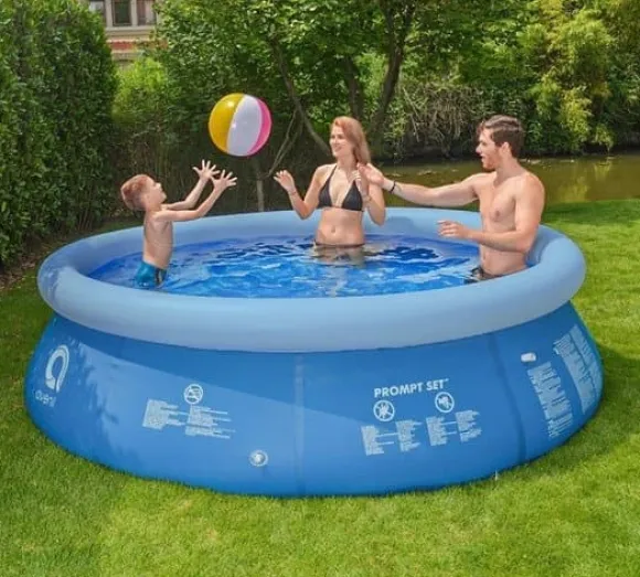 Avenli 244cm Rund Oppustelig Pool Sæt med Pumpe & Filtersystem - Perfekt til Haveentusiaster